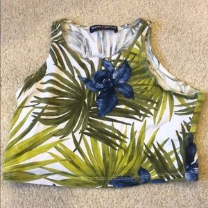 Brandy melville tropical tank top